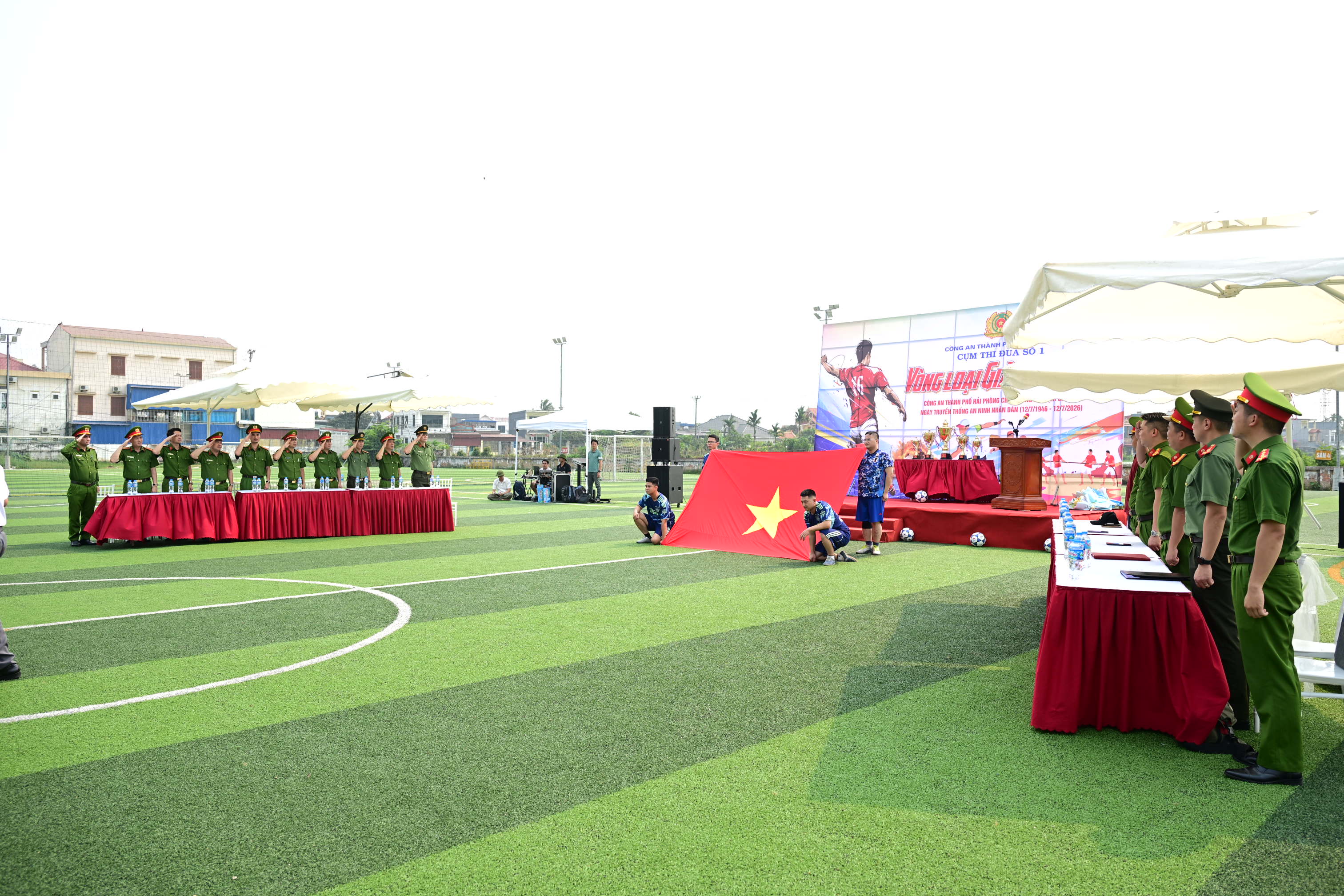 Cụm thi đua số 1 - CATP: Khai mạc Vòng loại Giải thể thao CATP chào mừng kỷ niệm 80 năm Ngày truyền thống lực lượng An ninh nhân dân